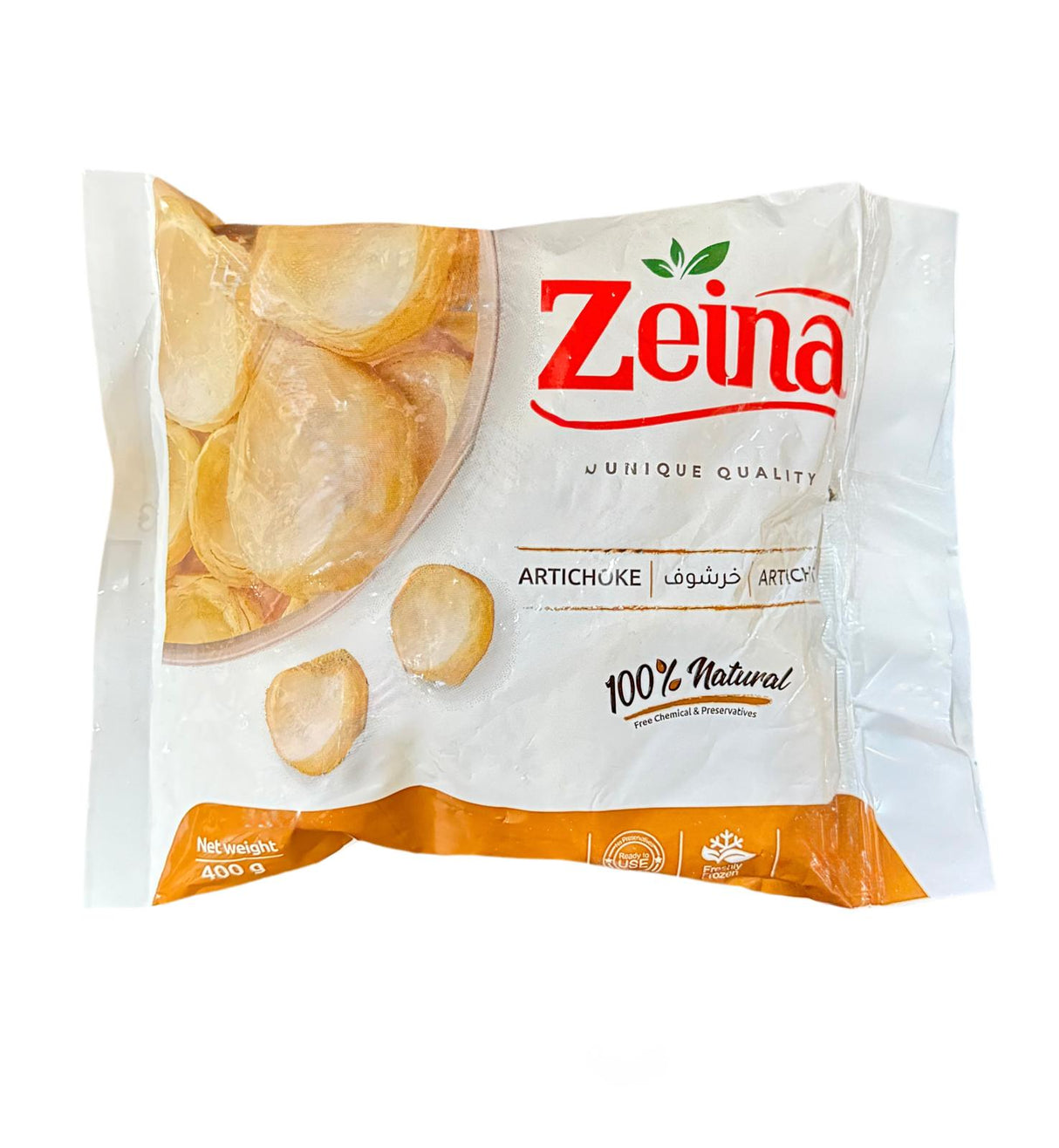 AF-1019500 ARTICHOKE BOTTOMS FROZEN 400G | ZEINA