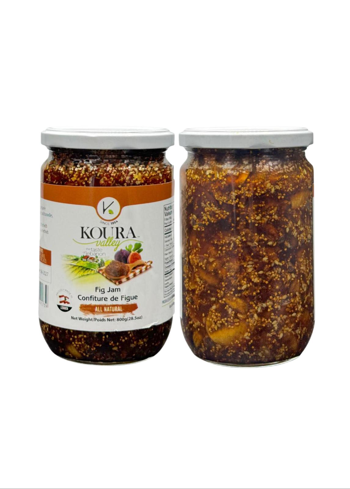 ED-1060623 COOKED FIG JAM 800GR | KOURA VALLEY