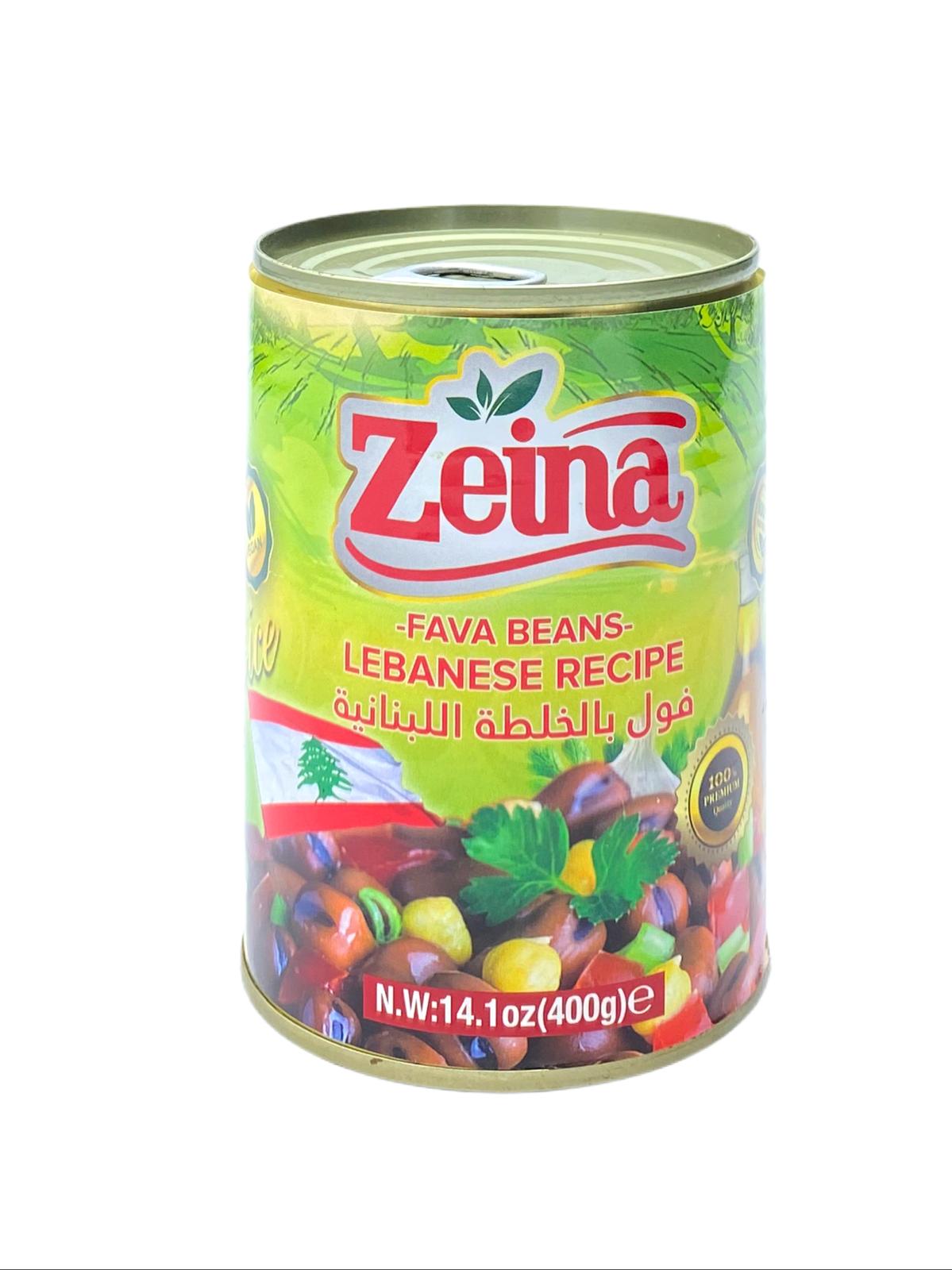 EK-1067606 LEBANESE FAVA BEANS & CHICKPEAS 400G | ZEINA
