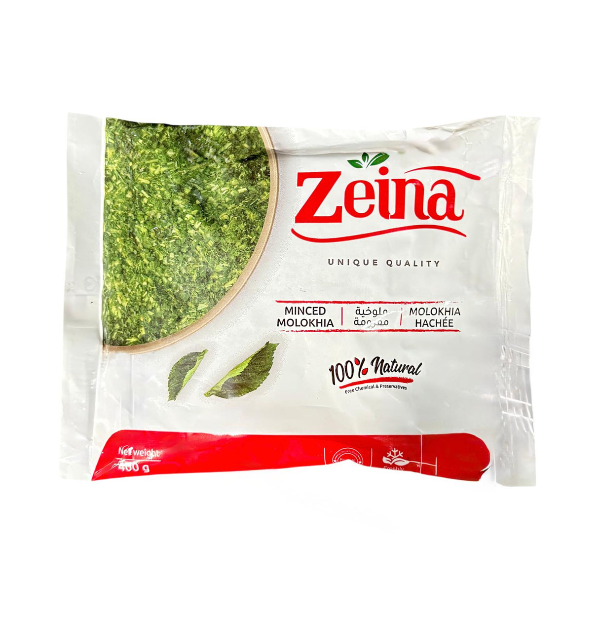 AF-1019200 MOLOKHIA MINCED FROZEN 400G | ZEINA