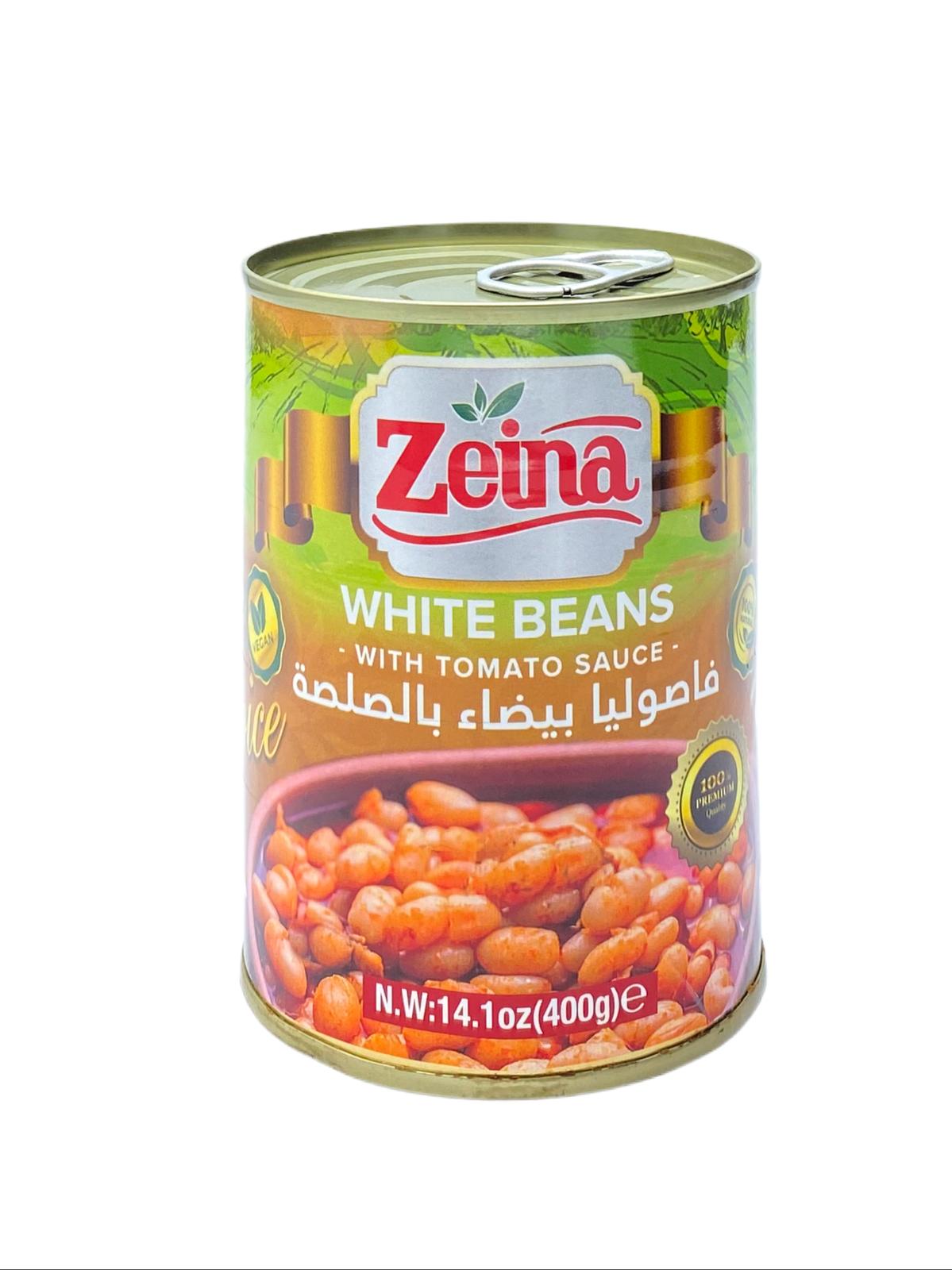 EK-1067610 WHITE BEANS WITH TOMATO SAUCE, 400G | ZEINA