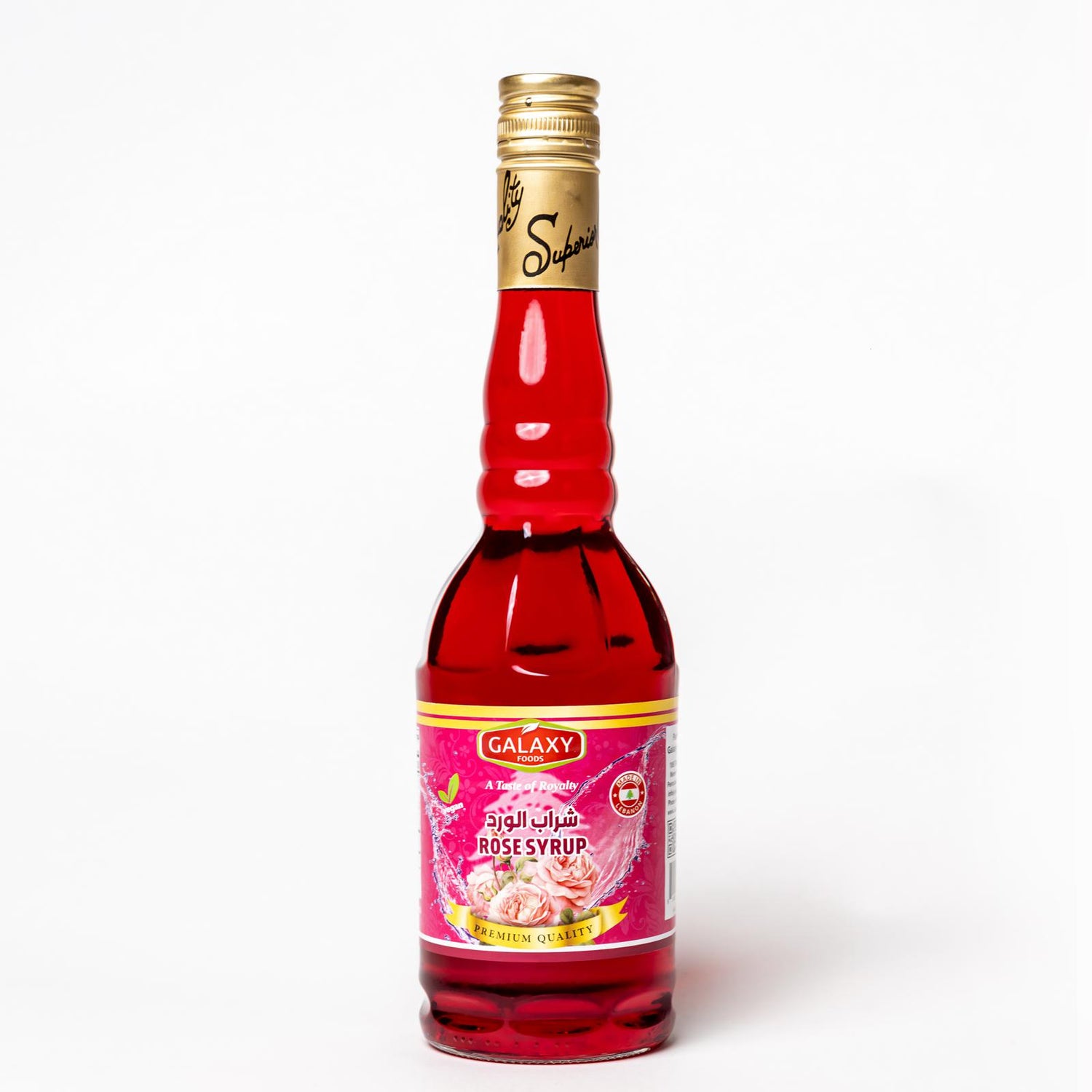 EC-1059570 ROSE SYRUP 600ML | GALAXY FOODS