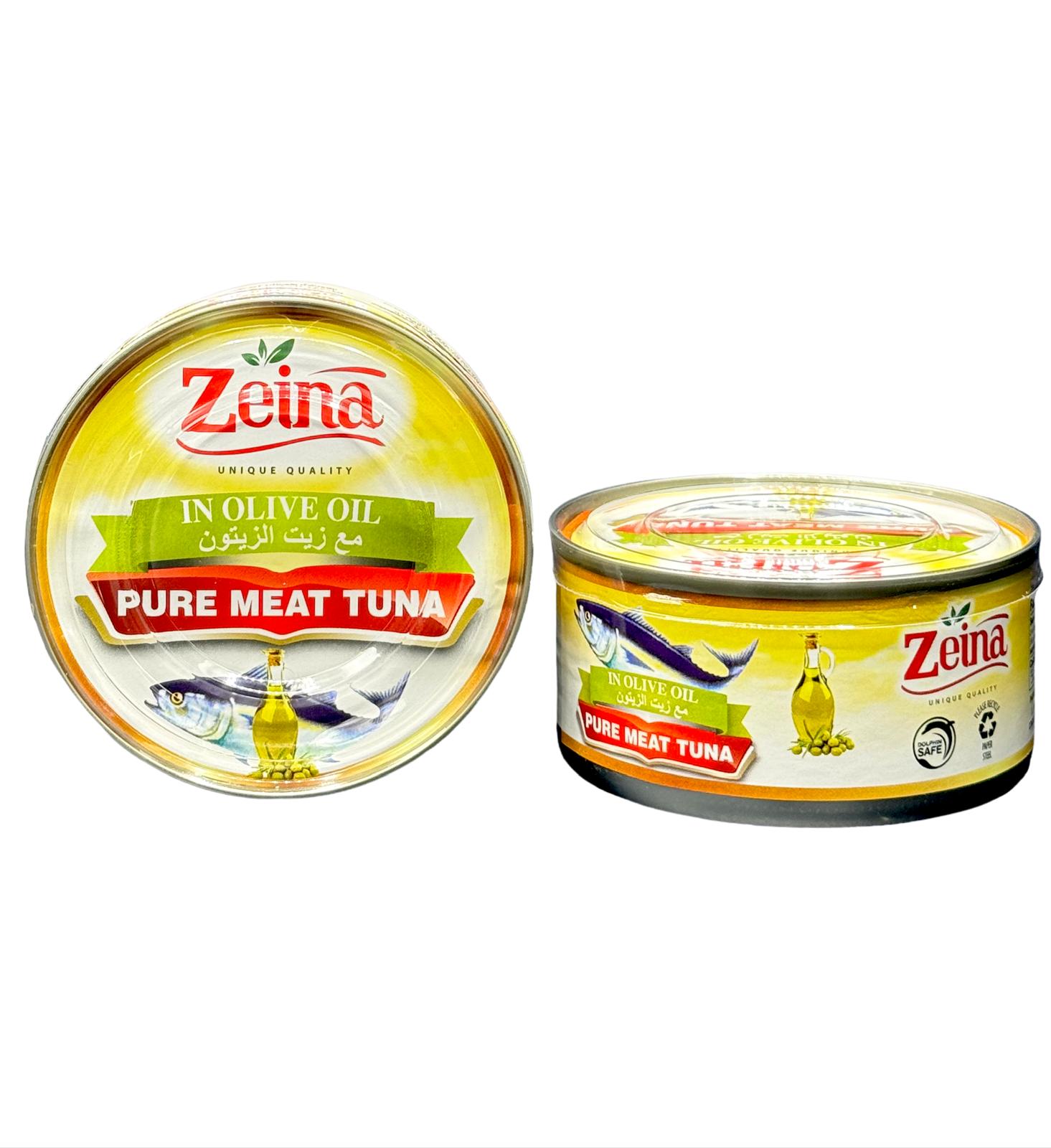 EL-1068404 YELLOW FIN TUNA SOLID IN PURE OLIVE OIL 185GR | ZEINA