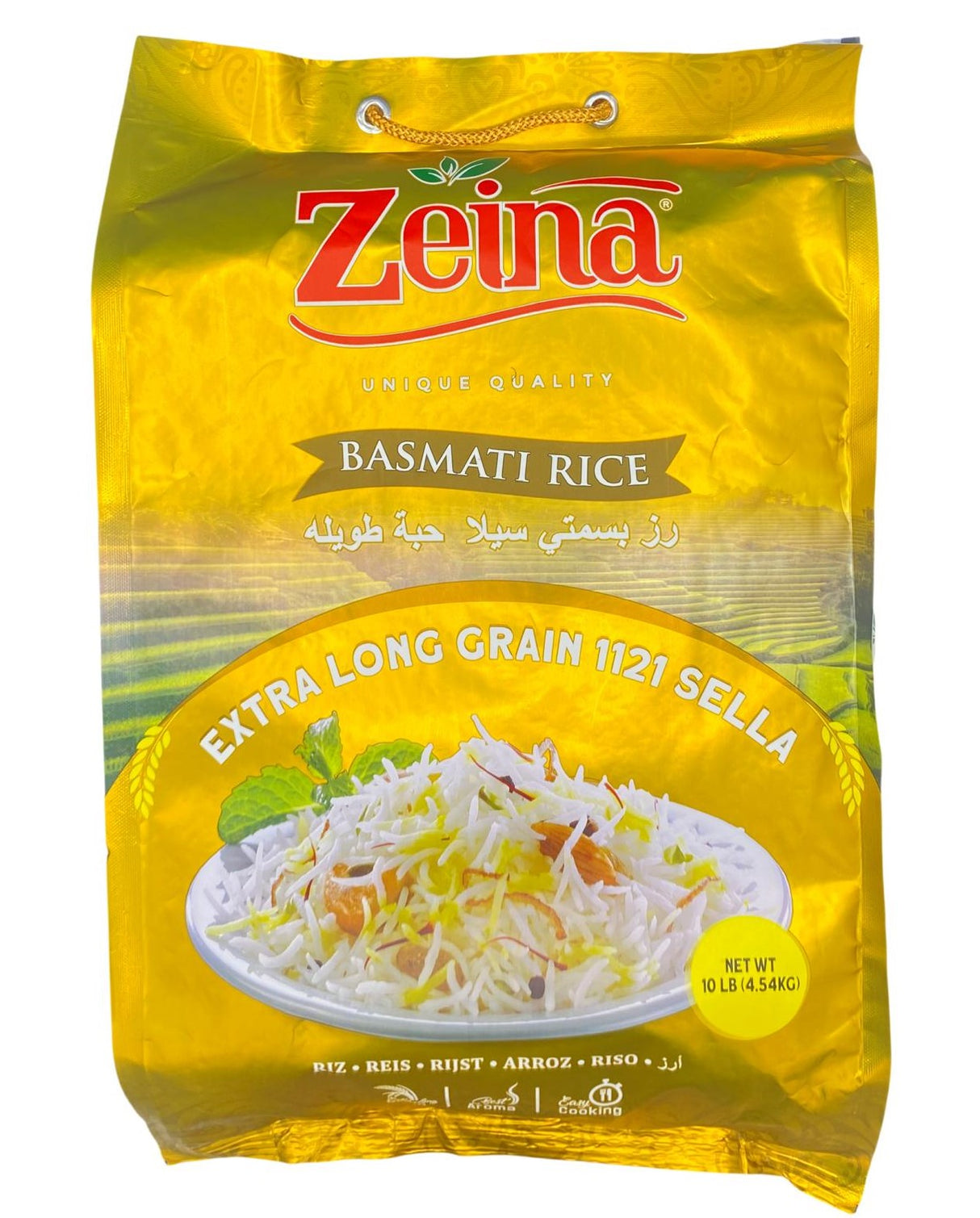 AR-1028600 SELLA BASMATI RICE 4.54KG | ZEINA