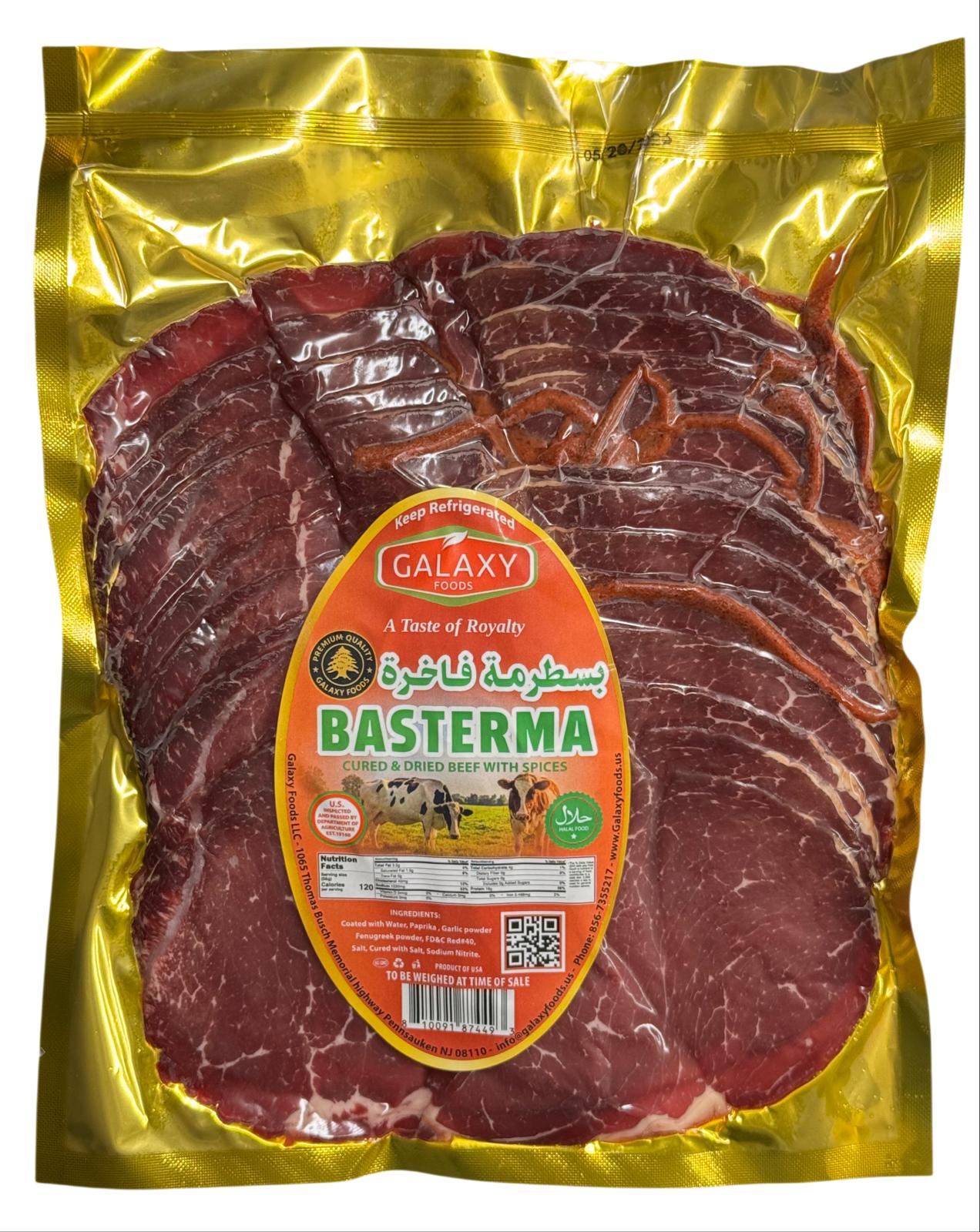 AD-1005330 BASTERMA SLICED WITH SPICES 10LB | GALAXY FOODS