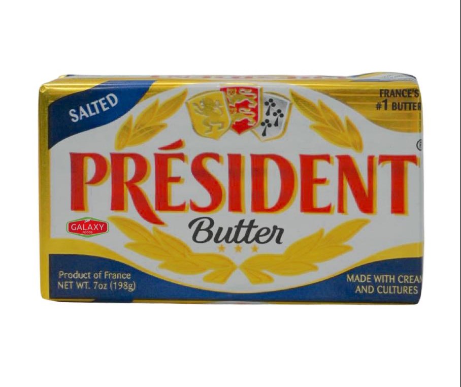 AD-1009300 PRESIDENT BUTTER SALTED 7OZ | PRESIDENT