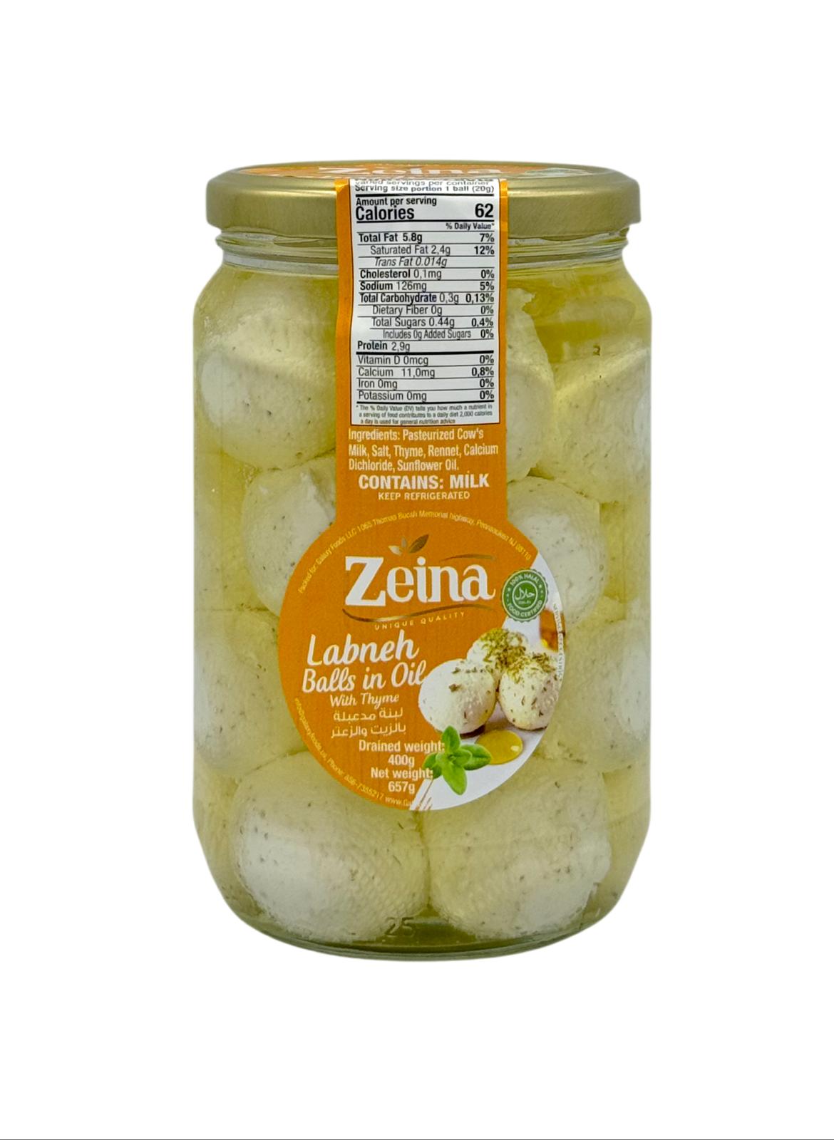 AD-1000070 LABNE CHEESE THYME 400G | ZEINA