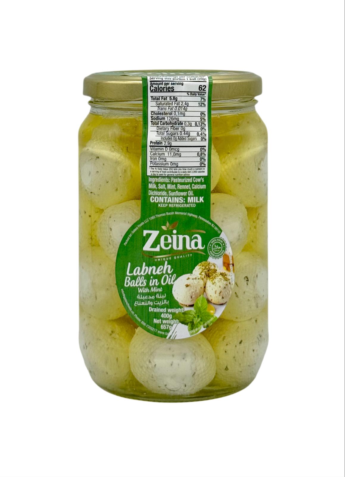 AD-1000080 LABNE CHEESE MINT 400G | ZEINA