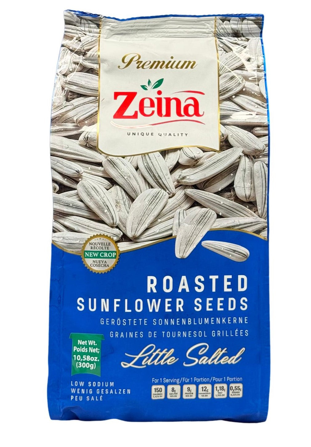 CZ-1042600 ROASTED WHITE SUNFLOWER SEEDS 300G | ZEINA – Galaxy Foods