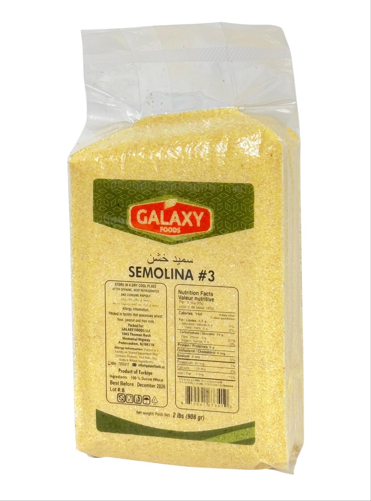 AS-1030310 SEMOLINA #3 VACUUM 2LB